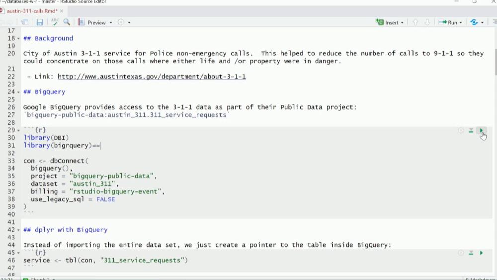 Databases using R: The latest 