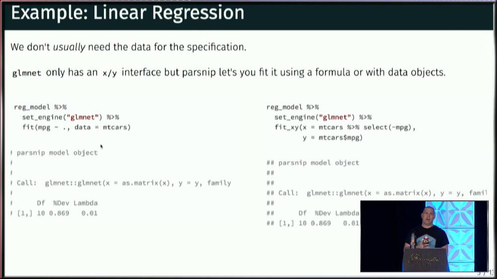 parsnip: A tidy model interface 